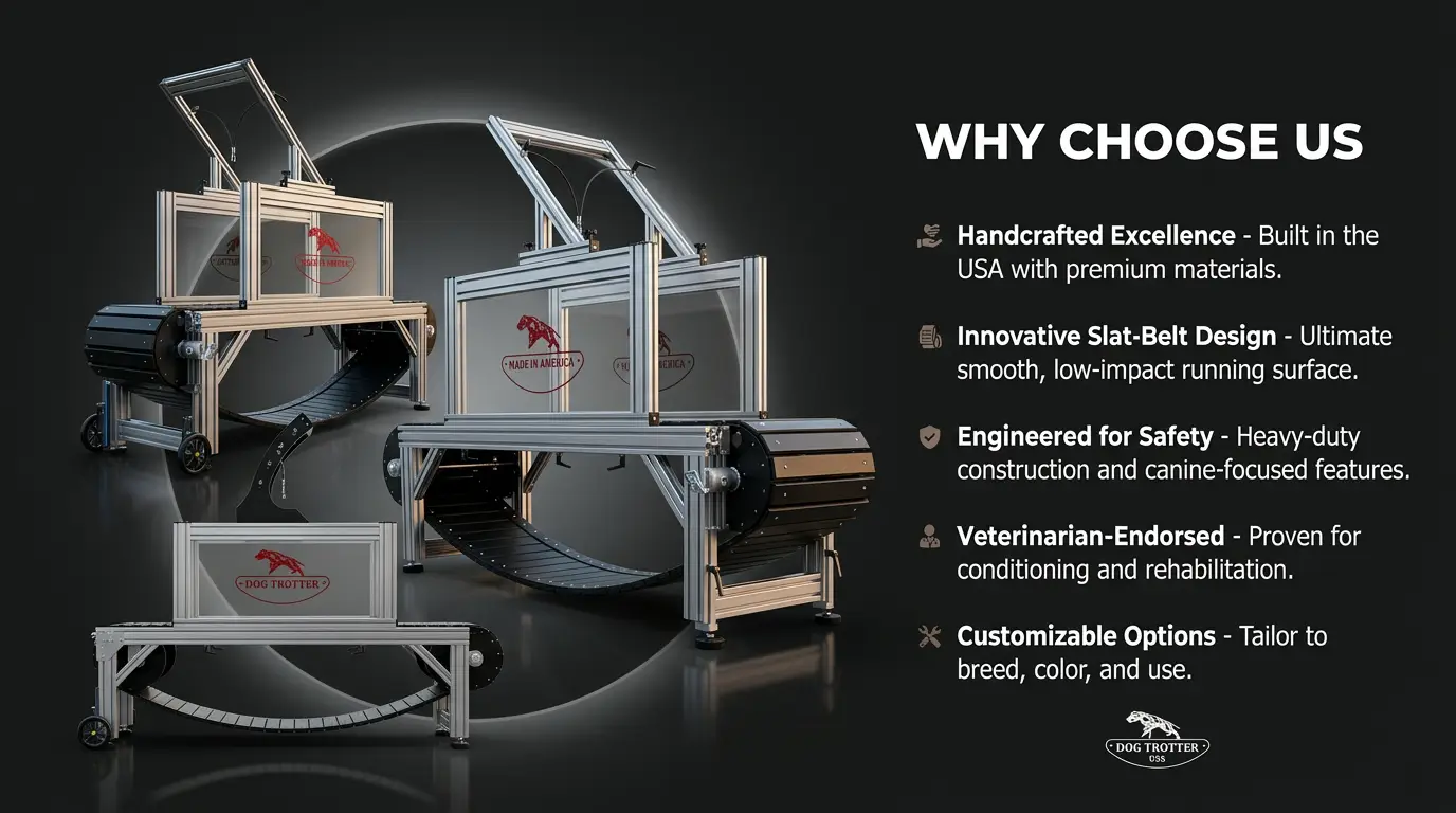 firefly gemini flash create a professional, high end website collage featuring multiple dog trotter usa tr 141852