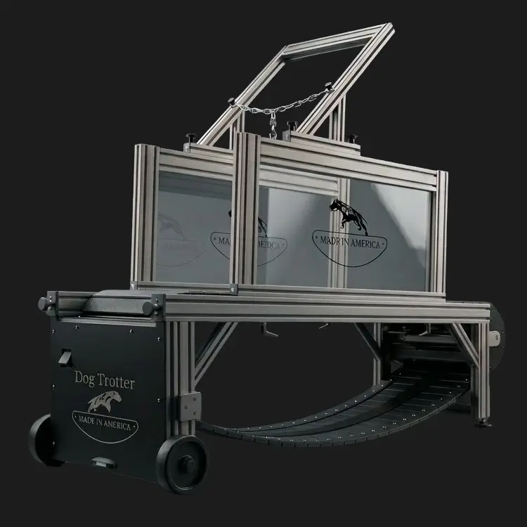 Heavy-duty dog treadmill for strength training and endurance work