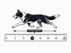 Home large dog measurement for dog treadmill